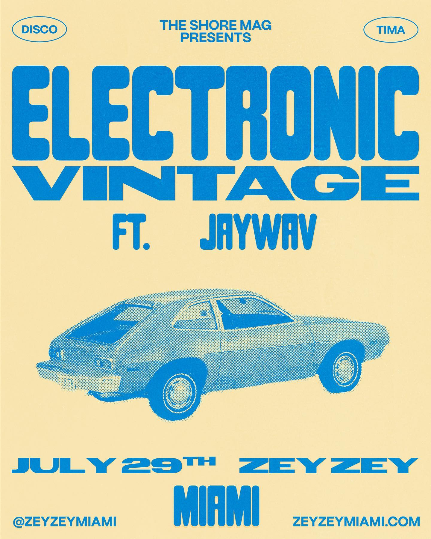Step into the realm of Electronic Vintage with @jay.wav_ at ZeyZey this weekend! Groove along to the fusion of funk, soul, and electronic sounds. Tickets in bio. #ZeyZeyMiami #MiamiMusicScene