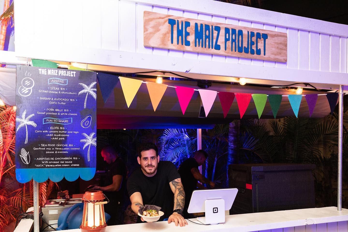 Arepa Game Upgraded!  Join us and take a bite out of next weekend with one of our unbelievable food vendors @themaizproject